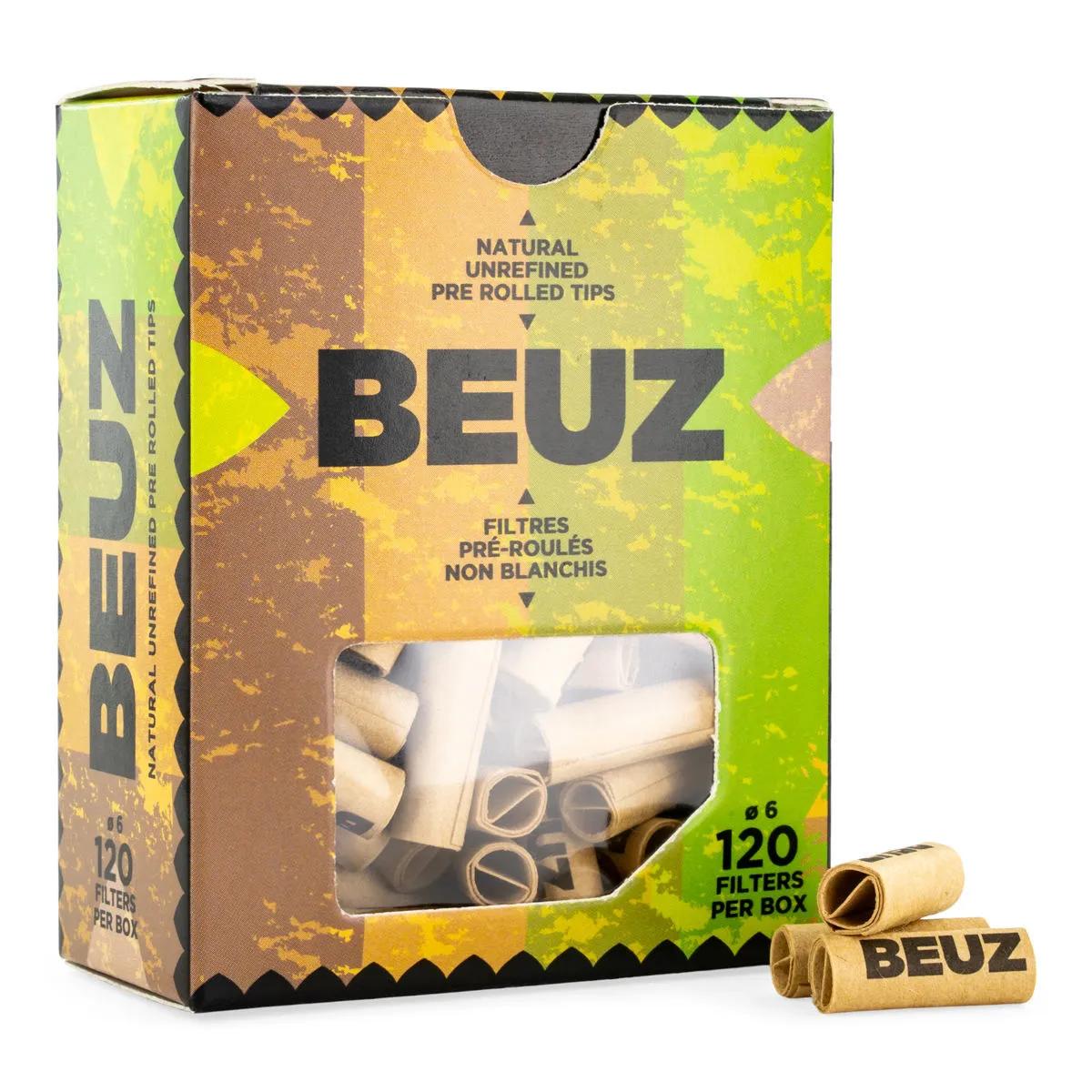 BEUZ Brown Pre-Rolled Tips (120 pcs)