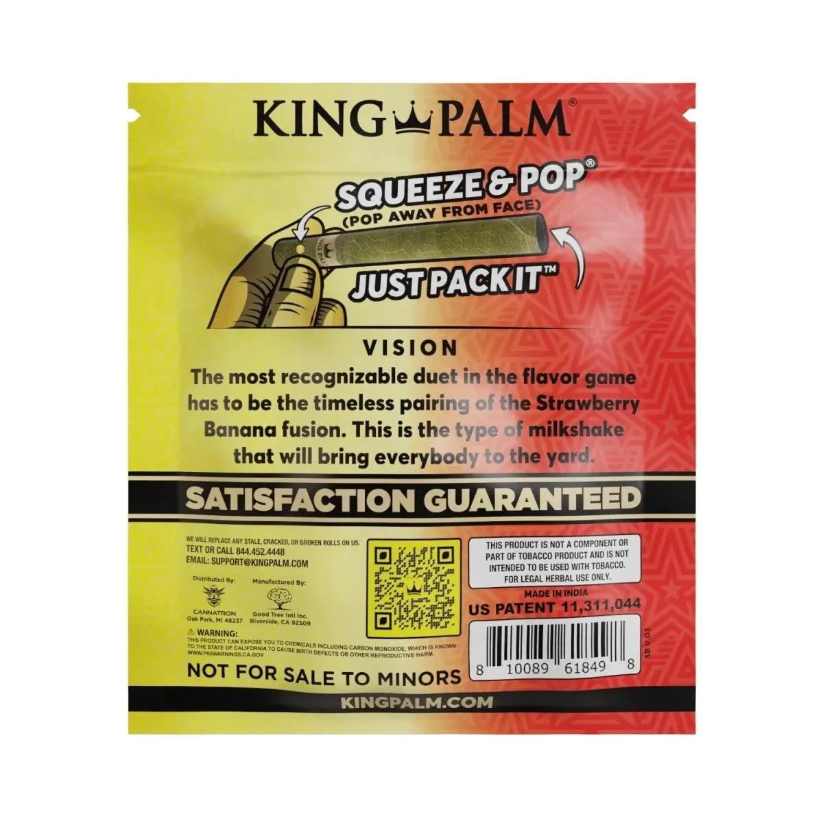 Fusion Flavour Leaf 25pk (King Palm)