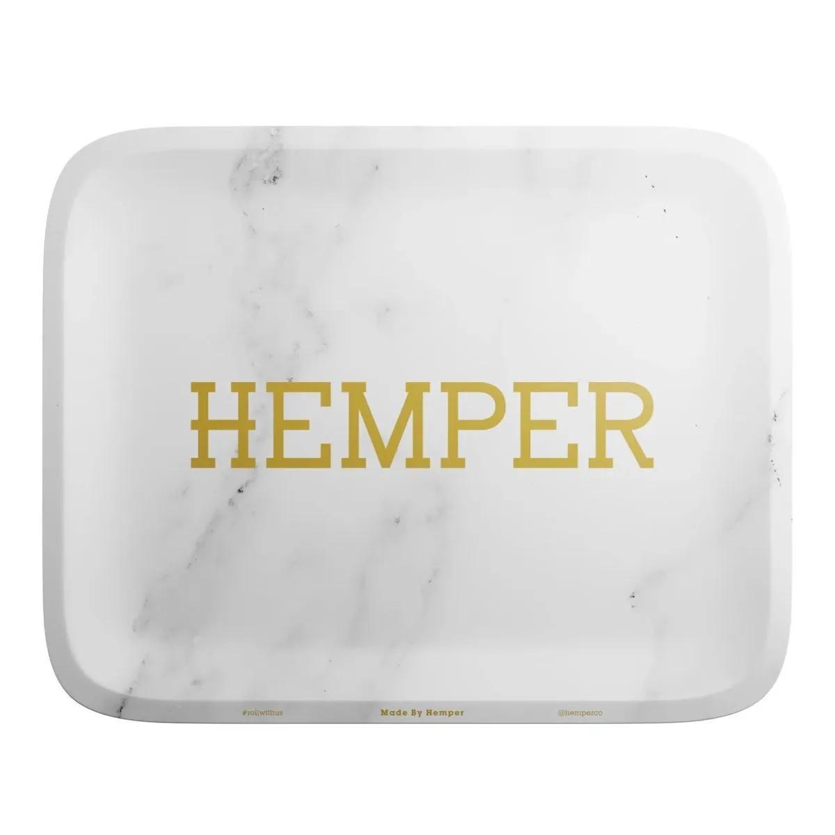 Luxe White Marble Rolling Tray