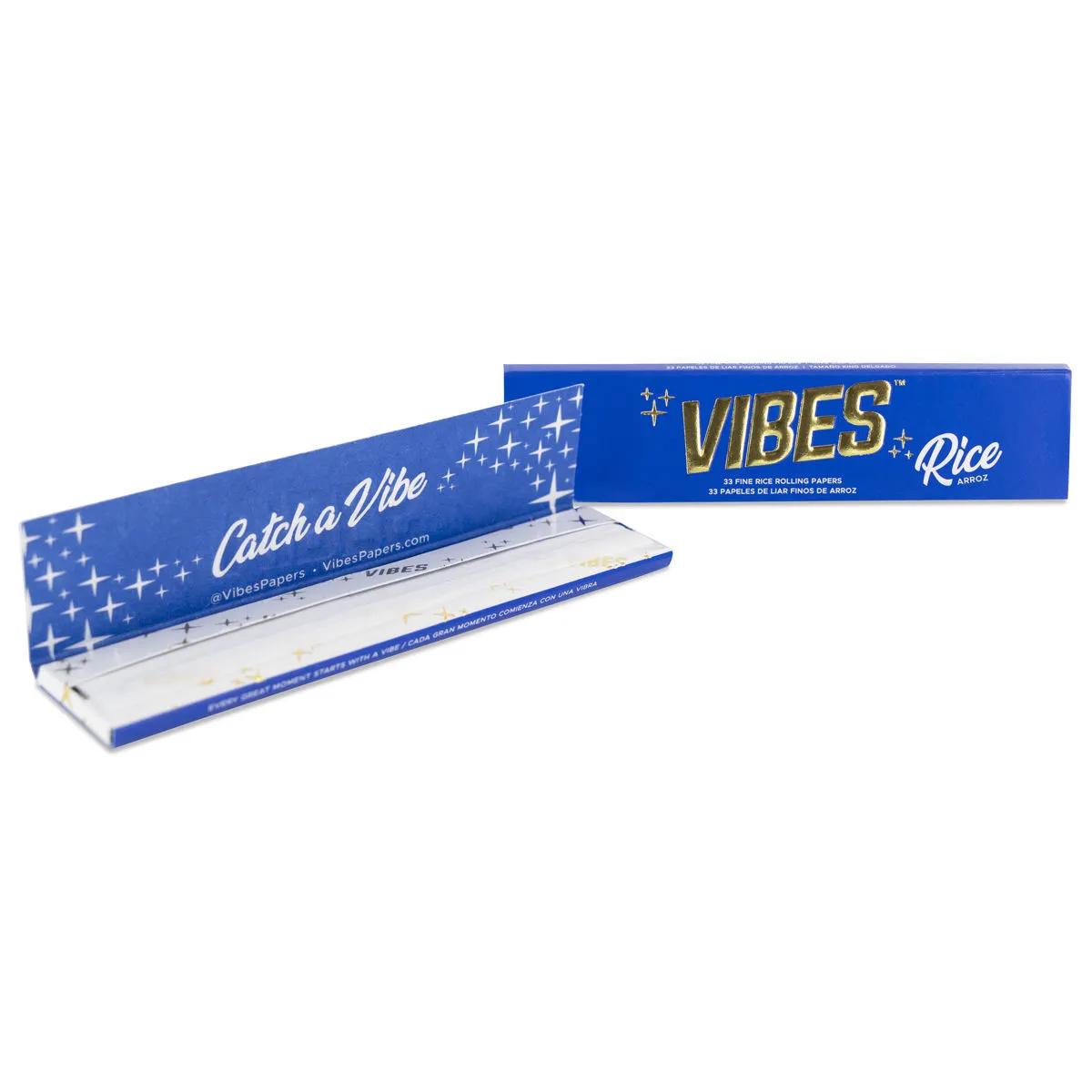 Vibes Rice Rolling Papers King Size Slim