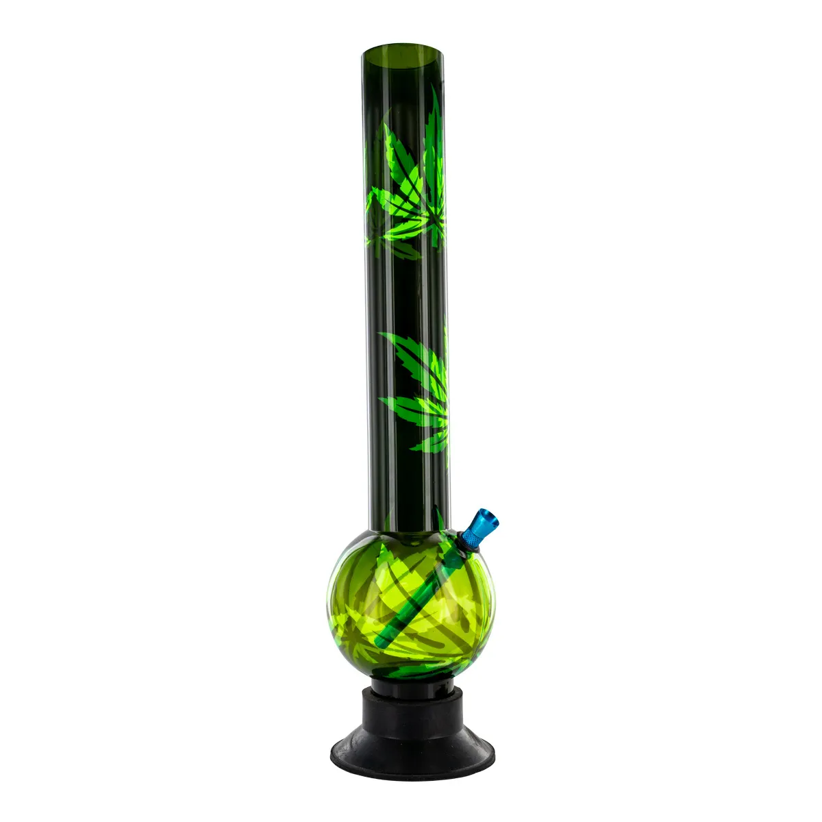 Acrylic Bong Dark Leaves — image 2