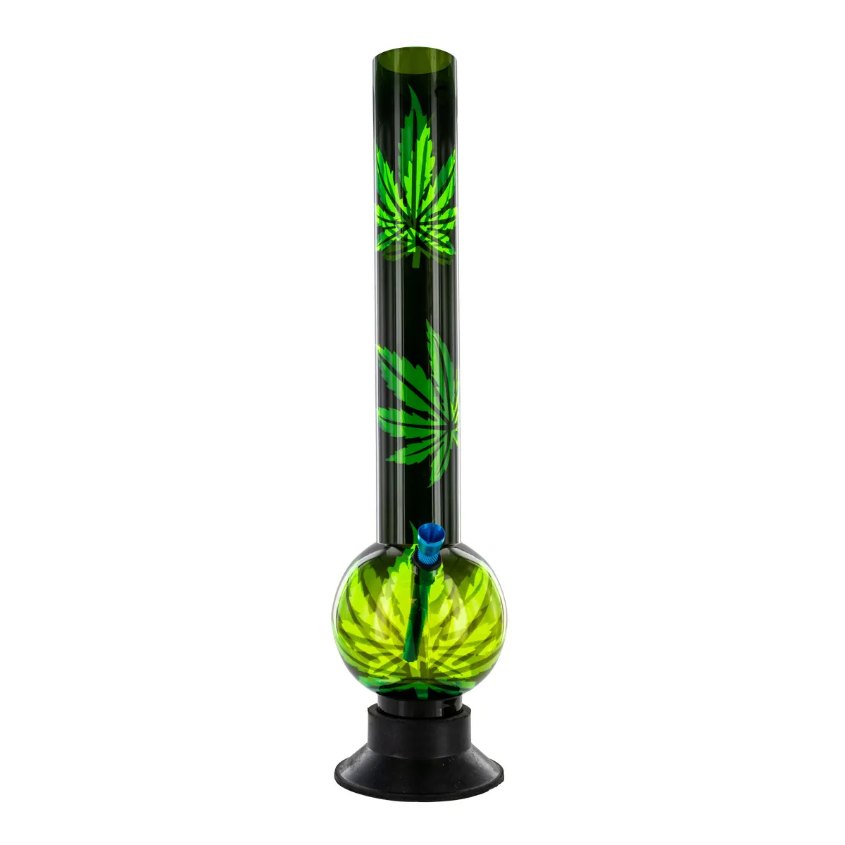 Acrylic Bong Dark Leaves — image 3