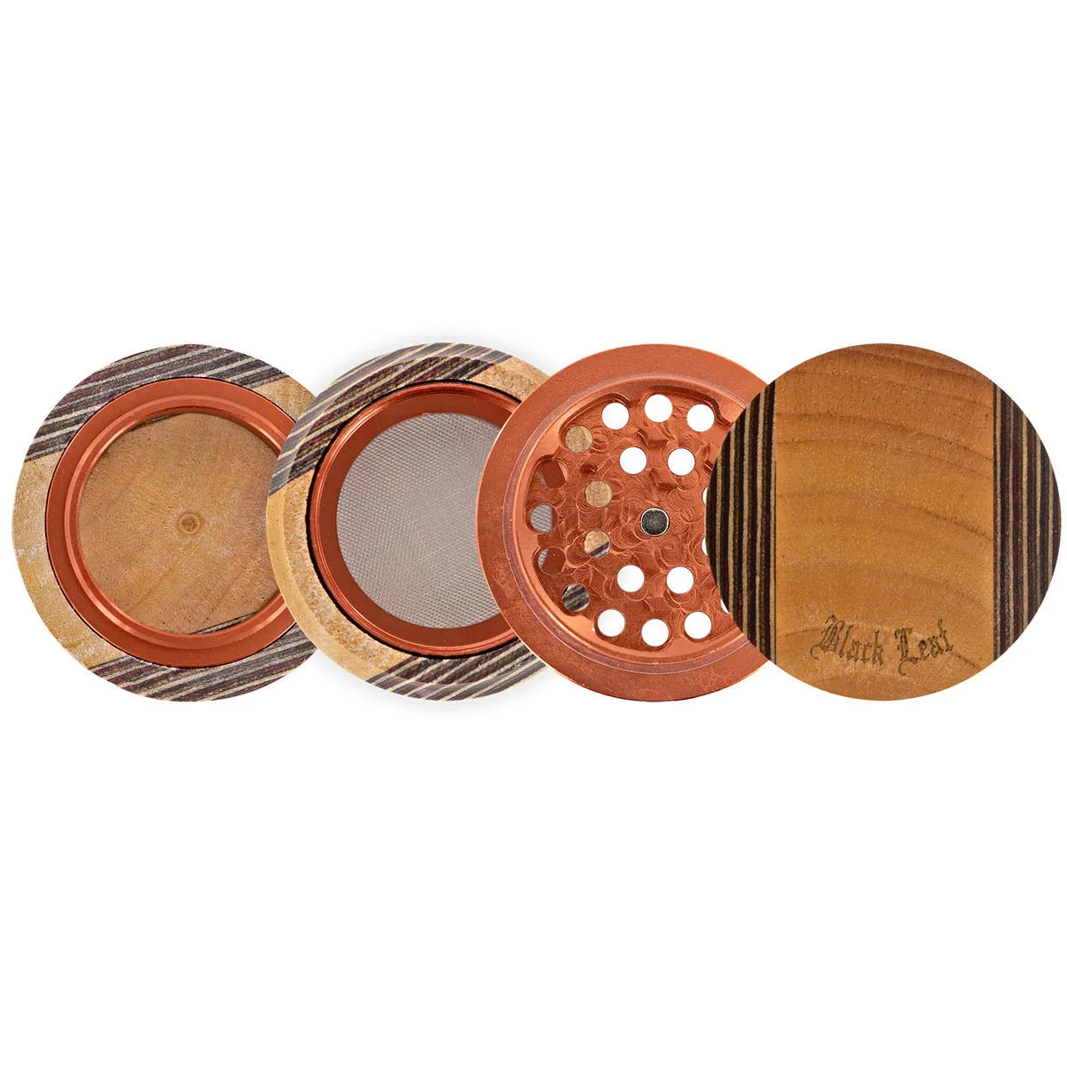 Aluminium/Wooden Grinder — image 3