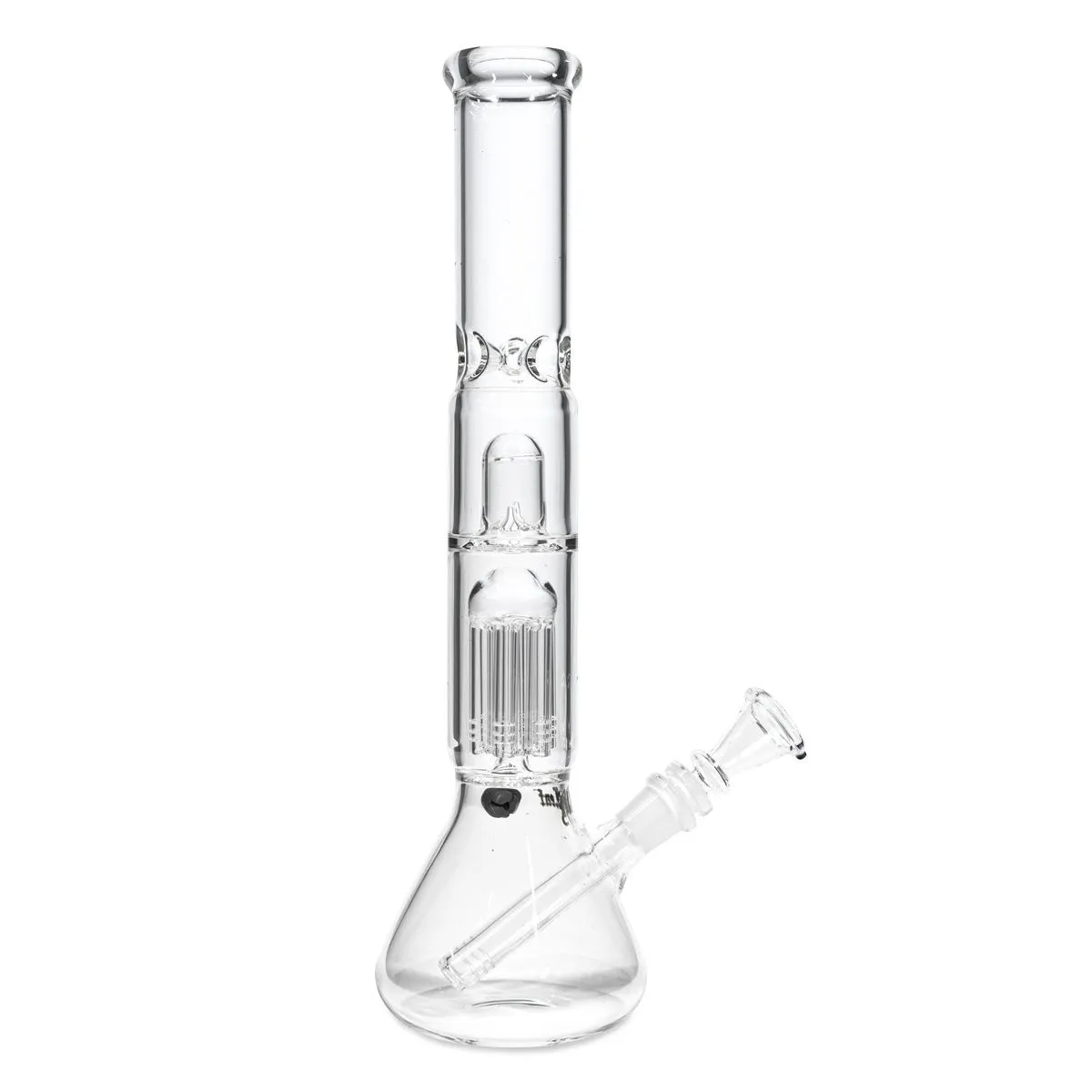 Black Leaf Glass Percolator Icebong with Dome Diffusor — image 2