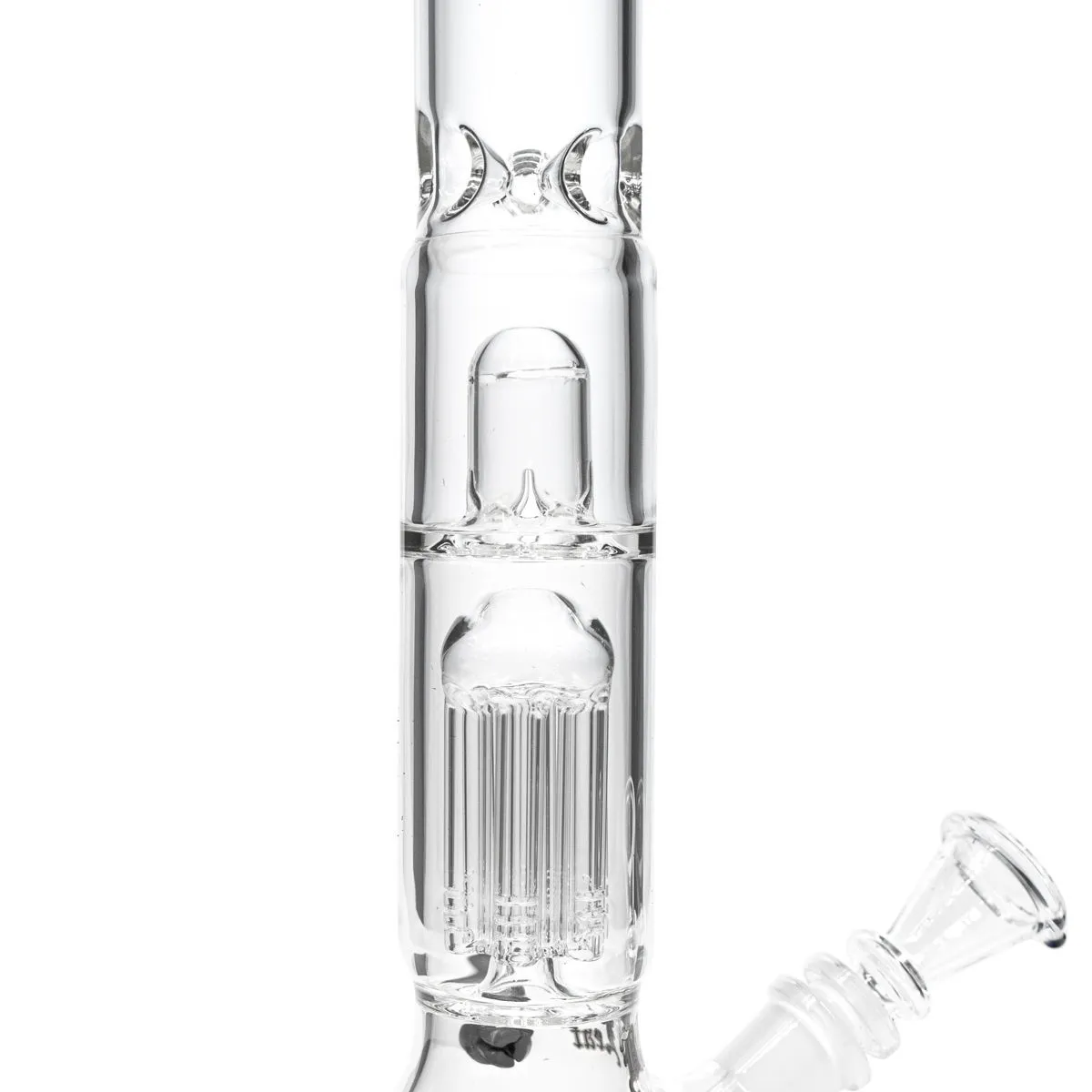 Black Leaf Glass Percolator Icebong with Dome Diffusor — image 3