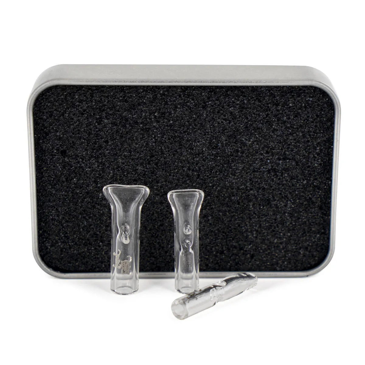 Black Leaf glass tips