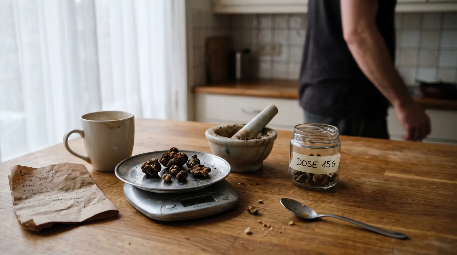 AZARIUS · How Dose Affects Duration of a Truffle Trip