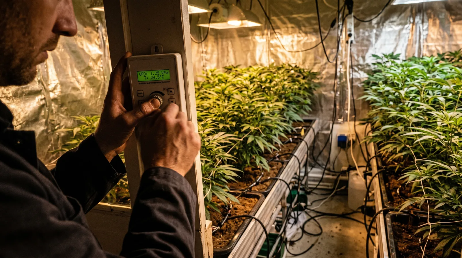 AZARIUS · 3. "Surviving" vs "optimised" environment: dialling VPD to increase bud weight