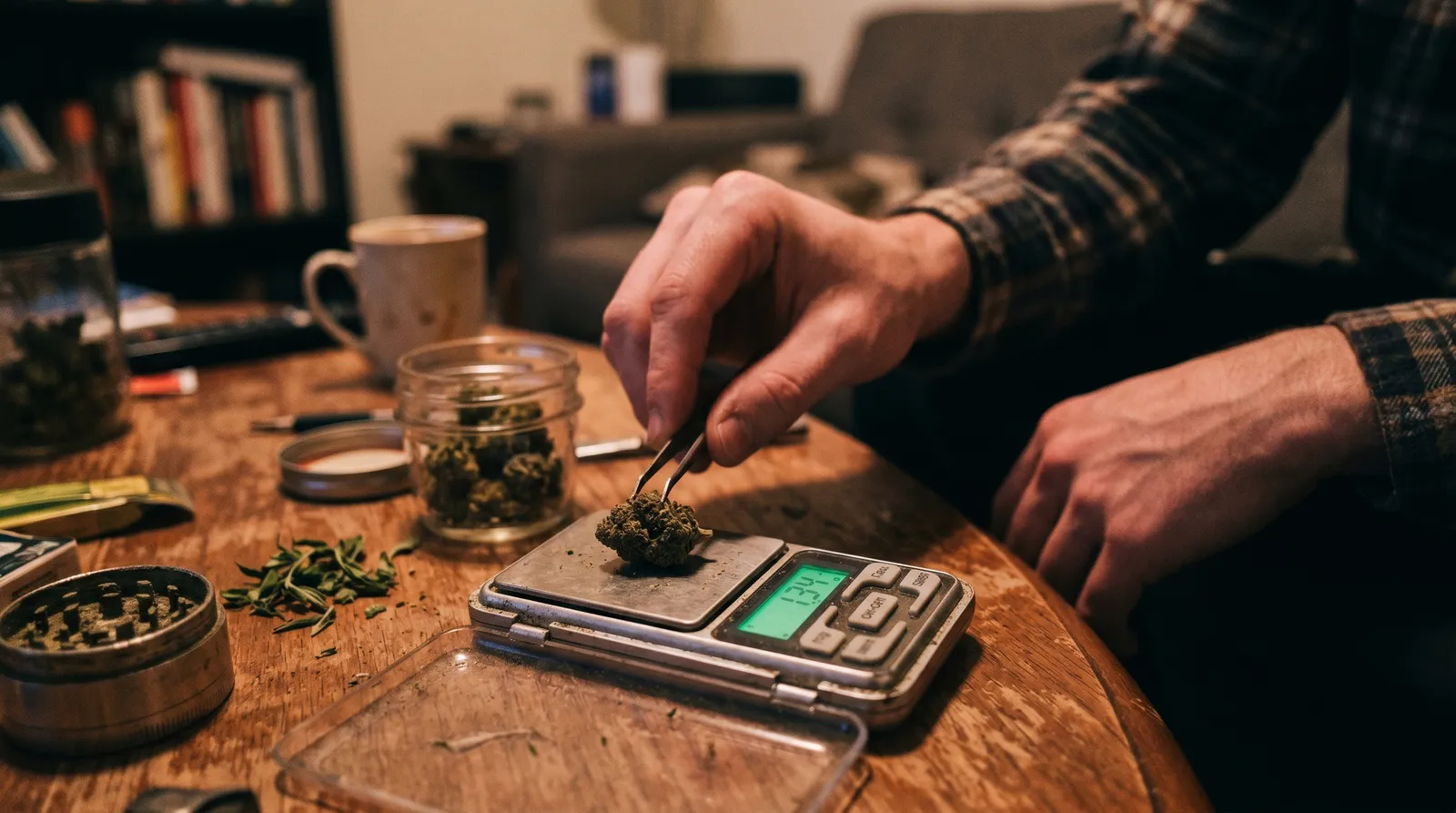 AZARIUS · How to weigh cannabis accurately (and estimate without a scale)