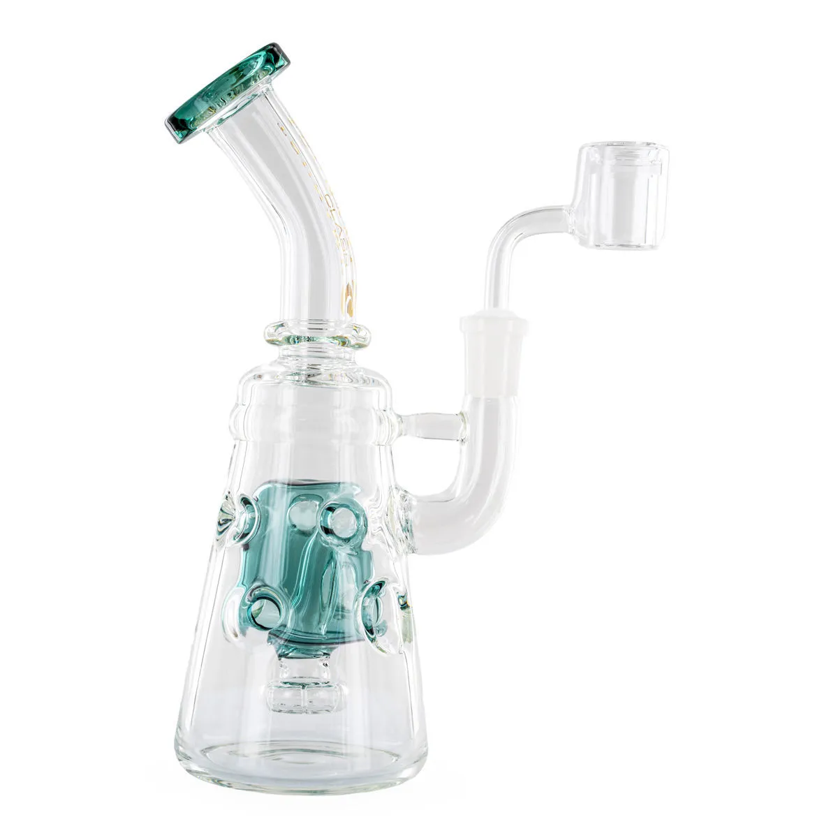 Concentrate Rig Shower Head Swiss 9'' (Tsunami Glass) — image 2