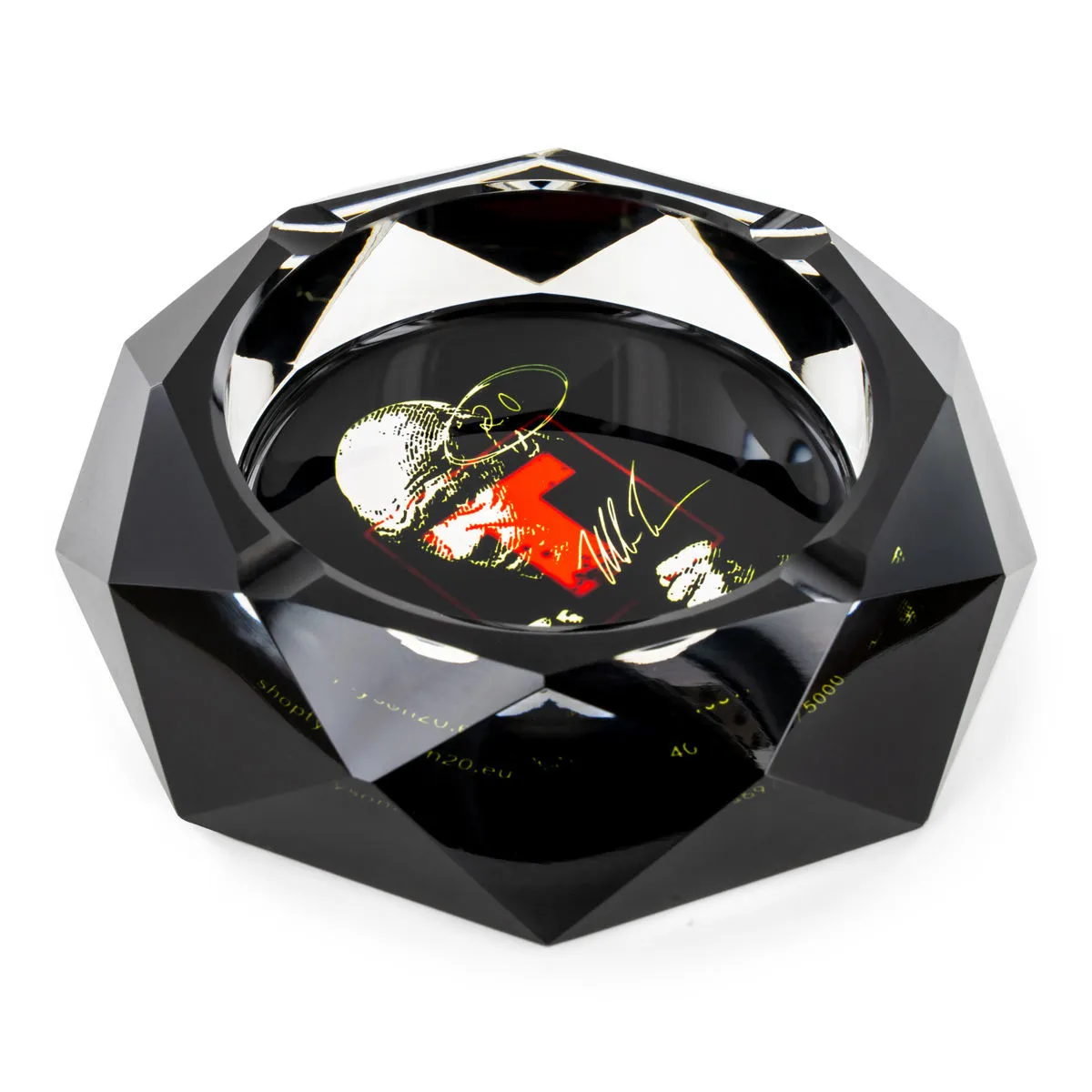 Diamond Cut Ashtray Black — image 3