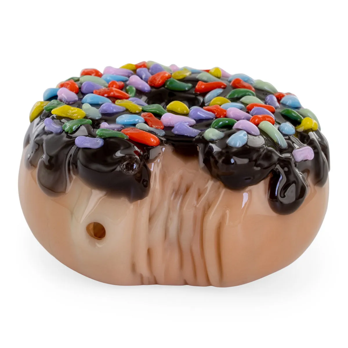 Donut Bite Me Dry Glass Pipe — image 2