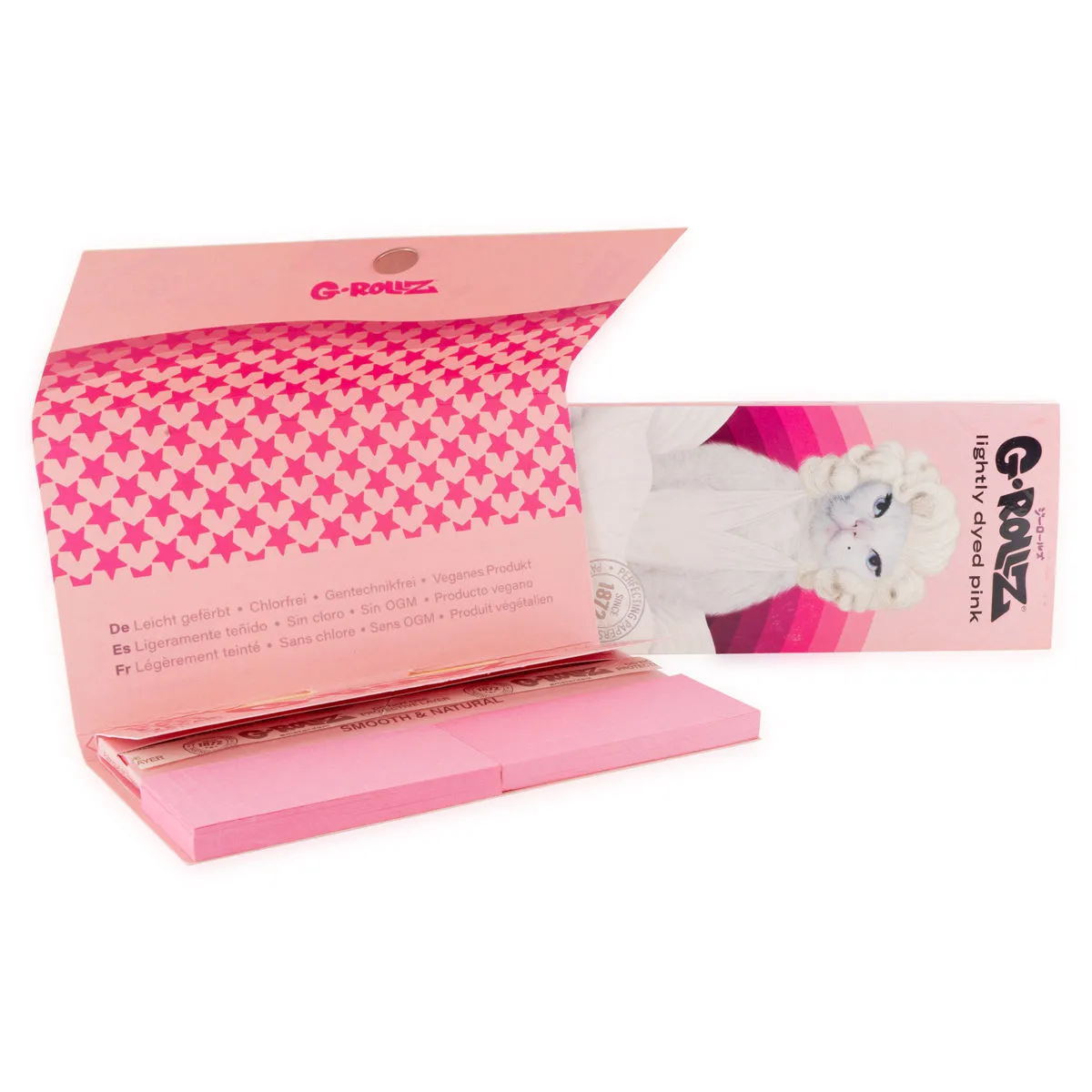 G-Rollz Dyed Rolling Papers + Tips & Tray — image 2