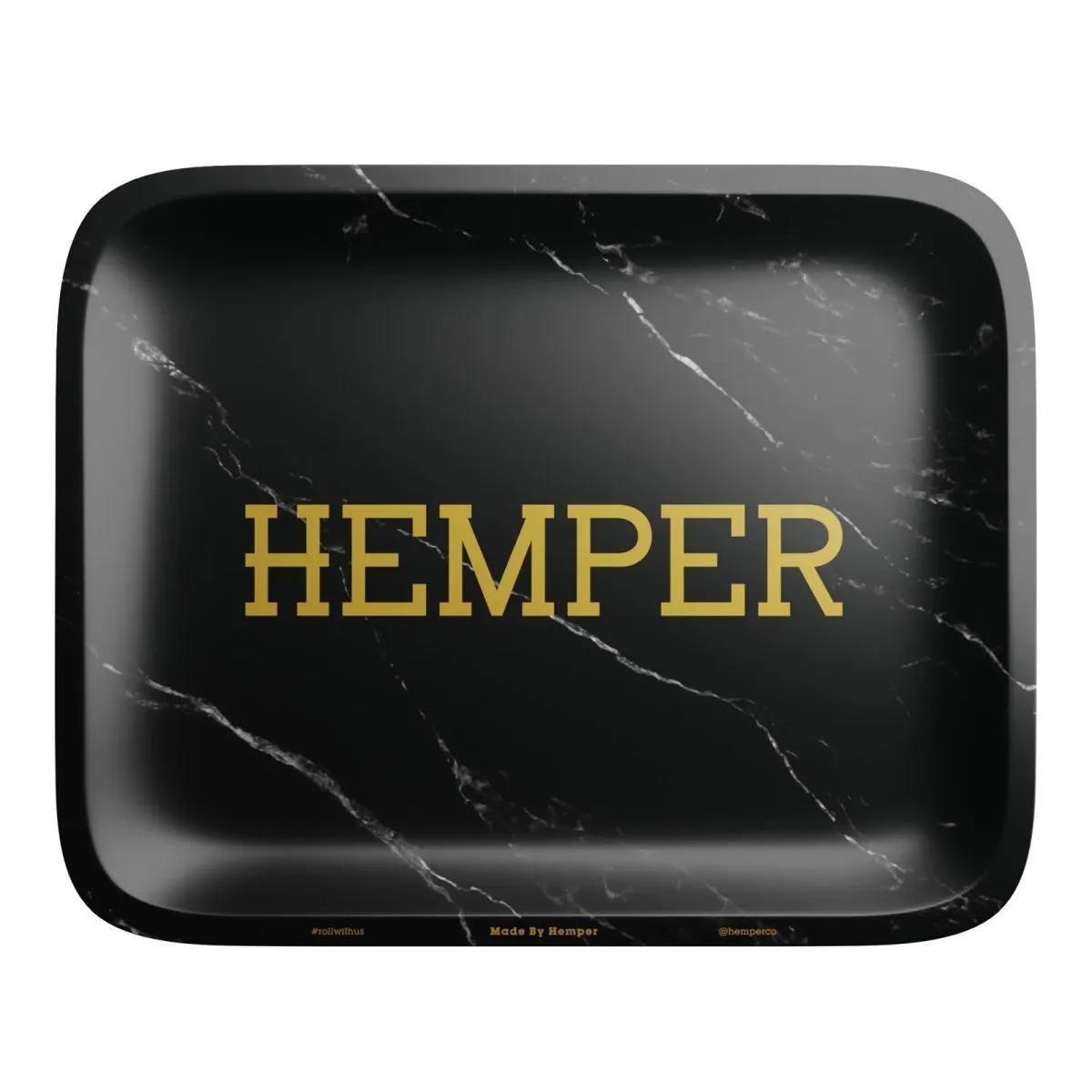 Luxe Black Marble Rolling Tray — image 2