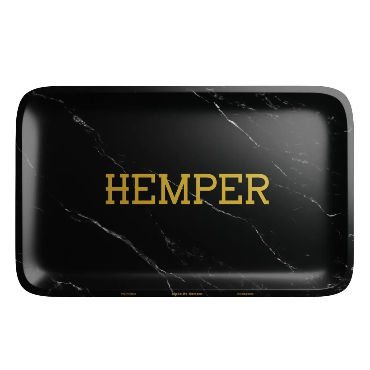 Luxe Black Marble Rolling Tray — image 3
