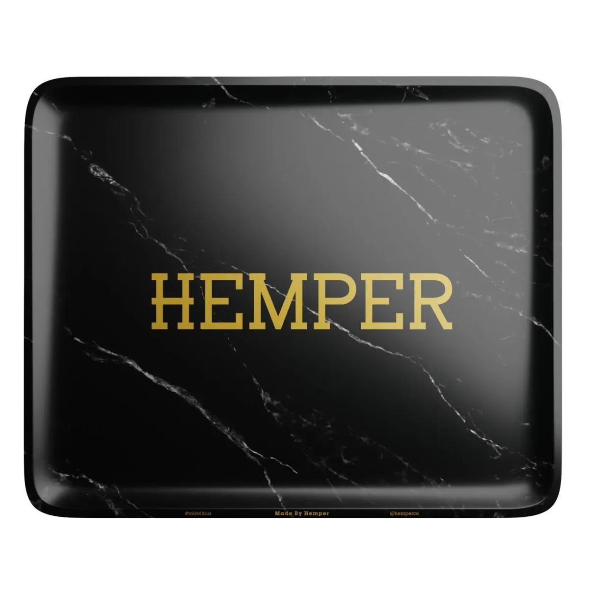 Luxe Black Marble Rolling Tray — image 4