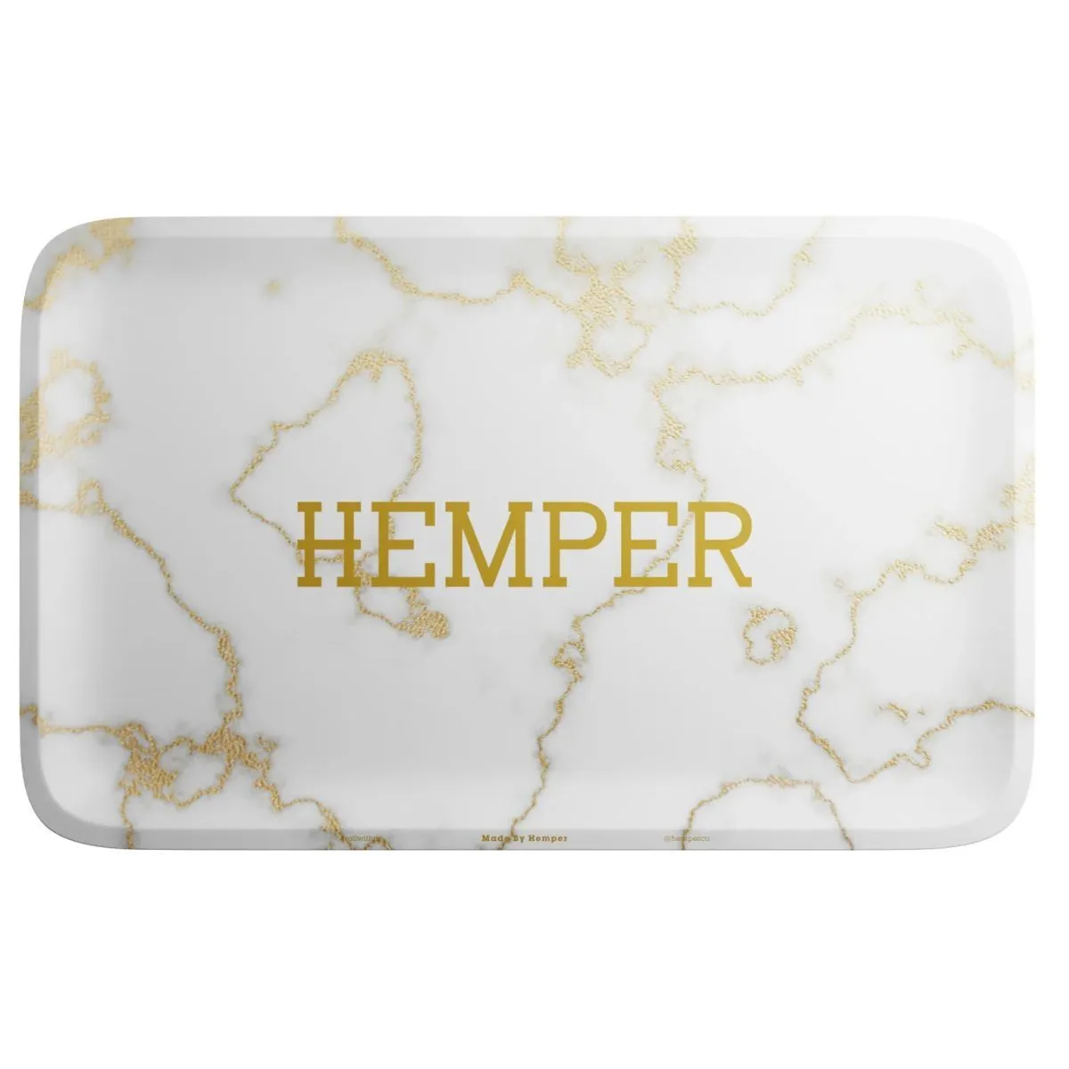 Luxe Marble Rolling Tray White