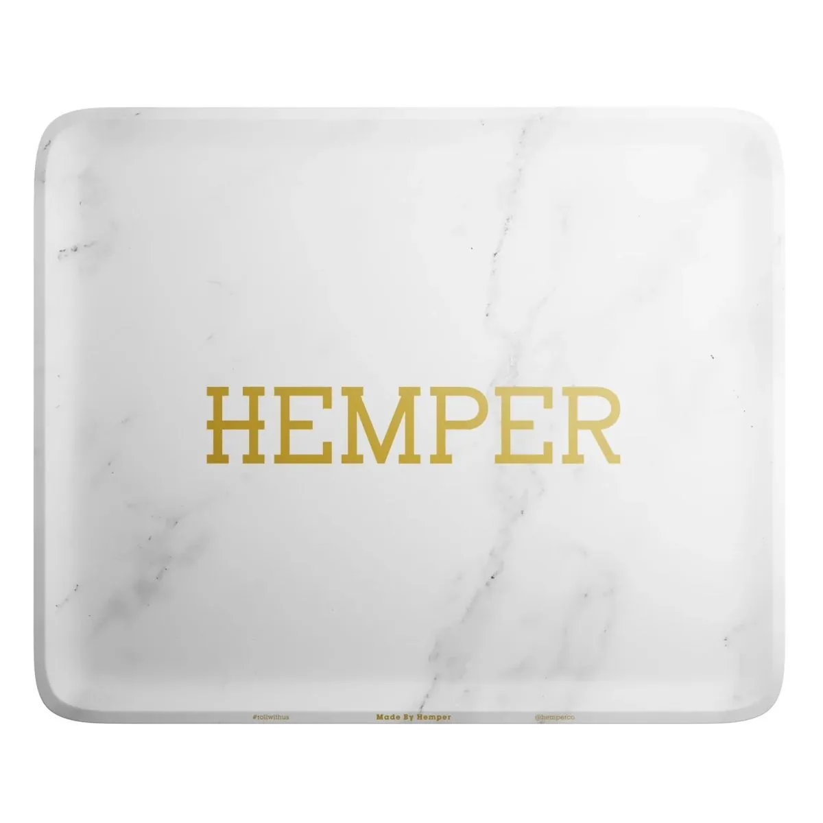 Luxe White Marble Rolling Tray — image 4