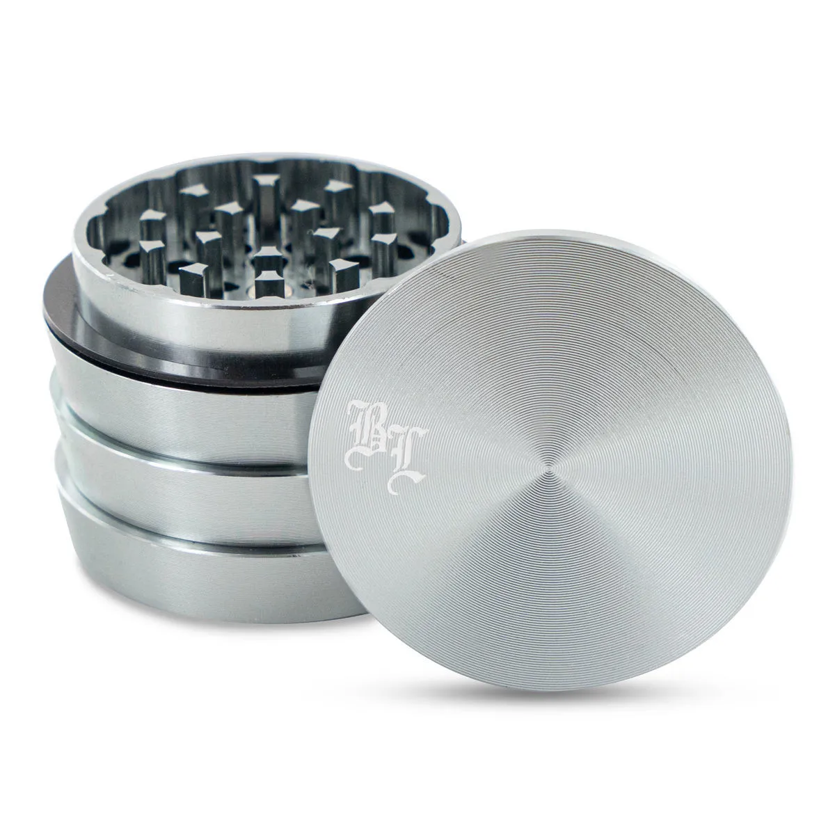 Metal Grinder Black Leaf Stacked — image 2