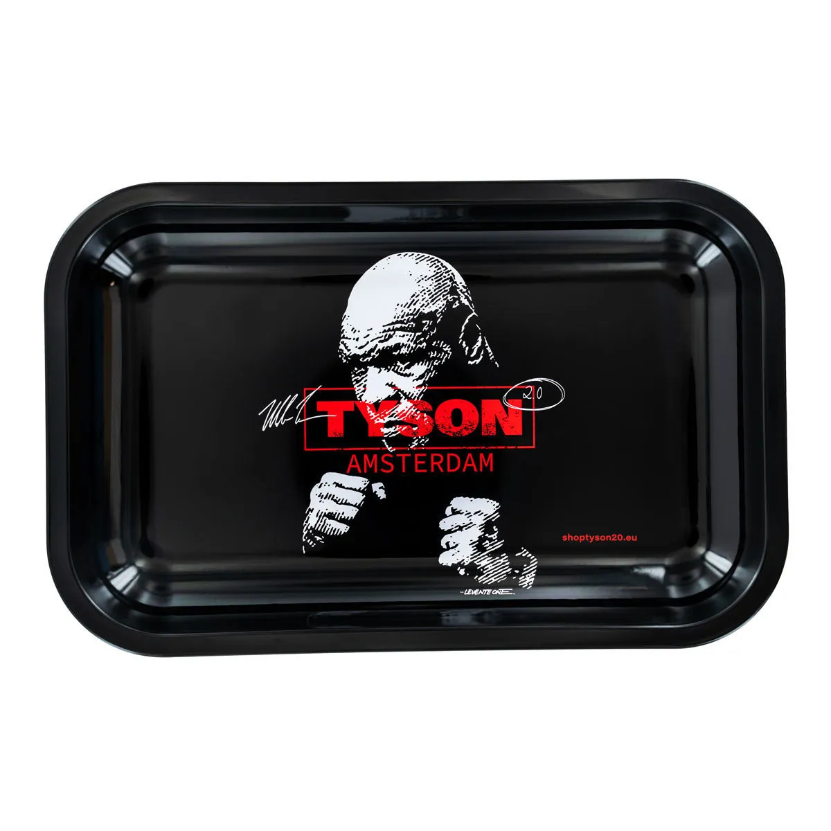 Metal Rolling Tray Black ''Boxing Mike'' — image 3