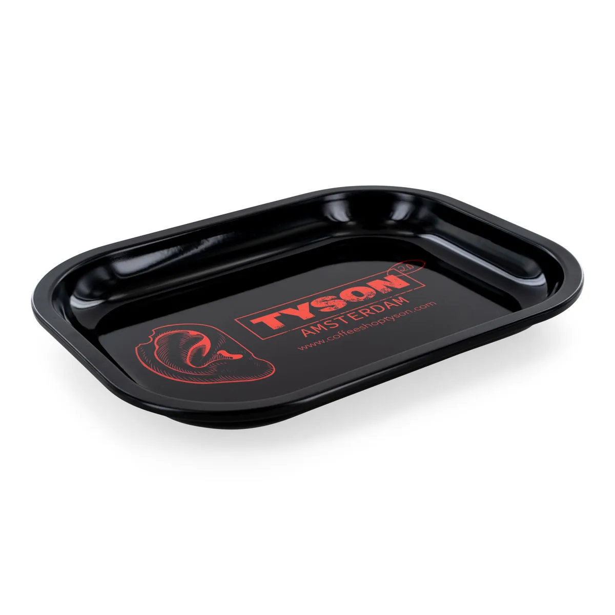 Metal Rolling Tray Black ''Mike Bite'' — image 2