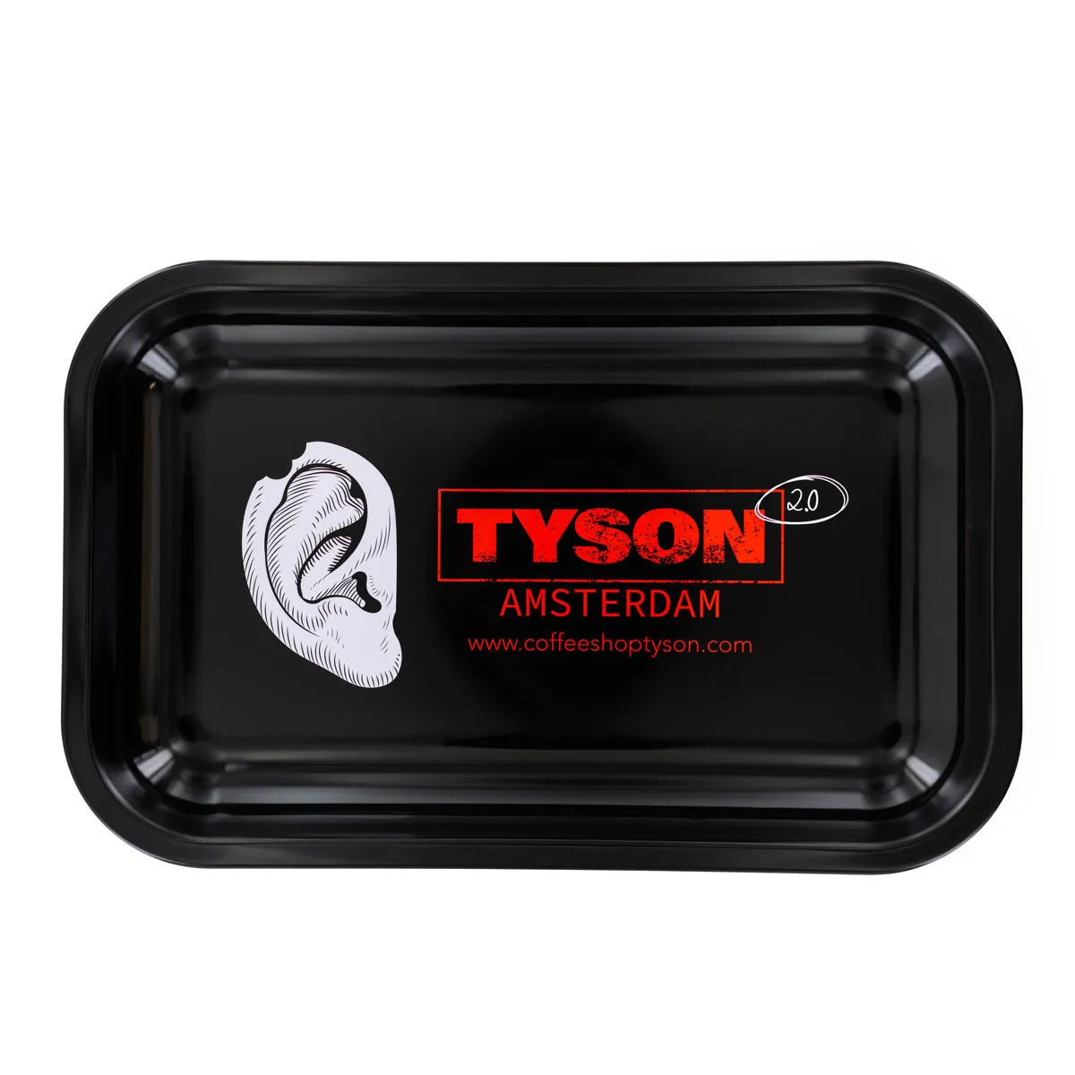 Metal Rolling Tray Black ''Mike Bite'' — image 3