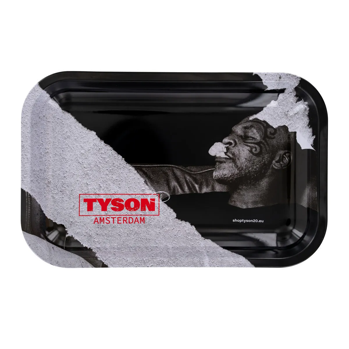 Metal Rolling Tray White ''Relaxing Mike'' — image 2