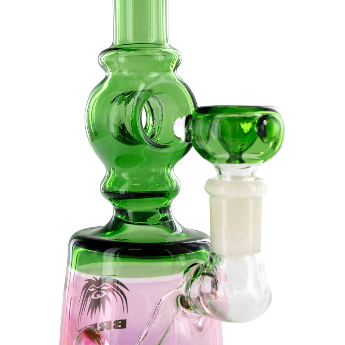 Mini Glass Bong Push Bowl — image 3