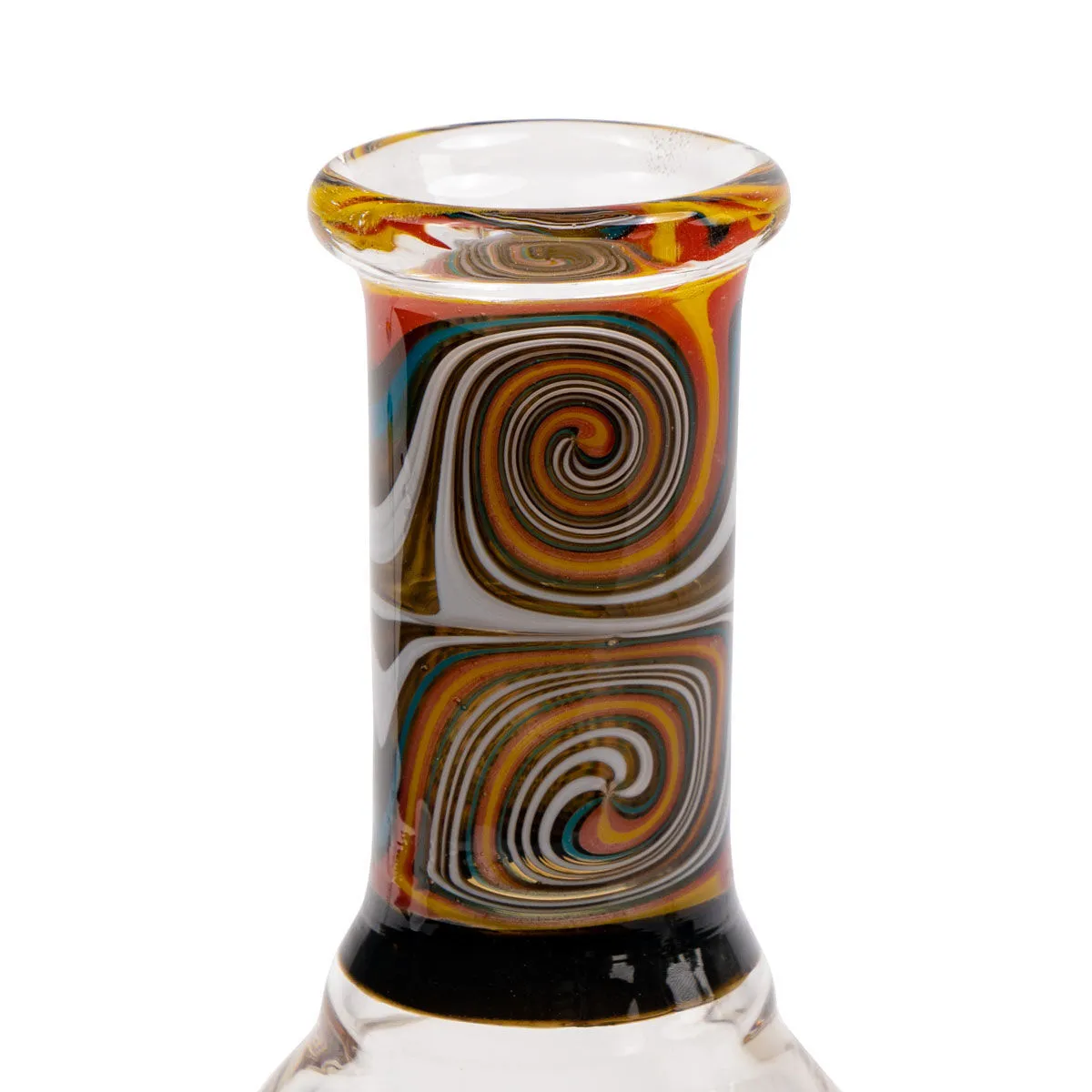 Mini Oil Bong Orange Swirl — image 4