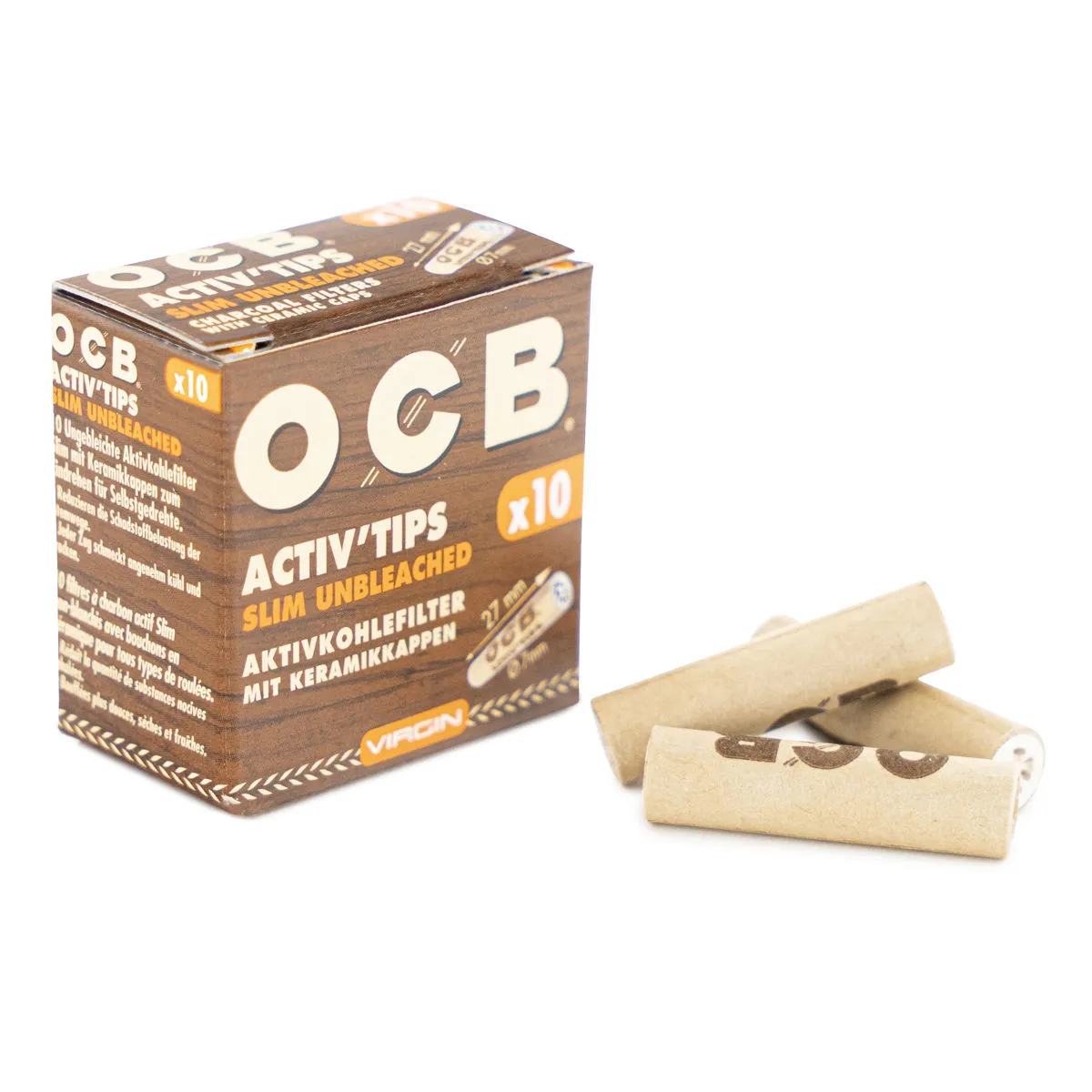 OCB Activ'Tips Slim Activated Charcoal Filters — image 3
