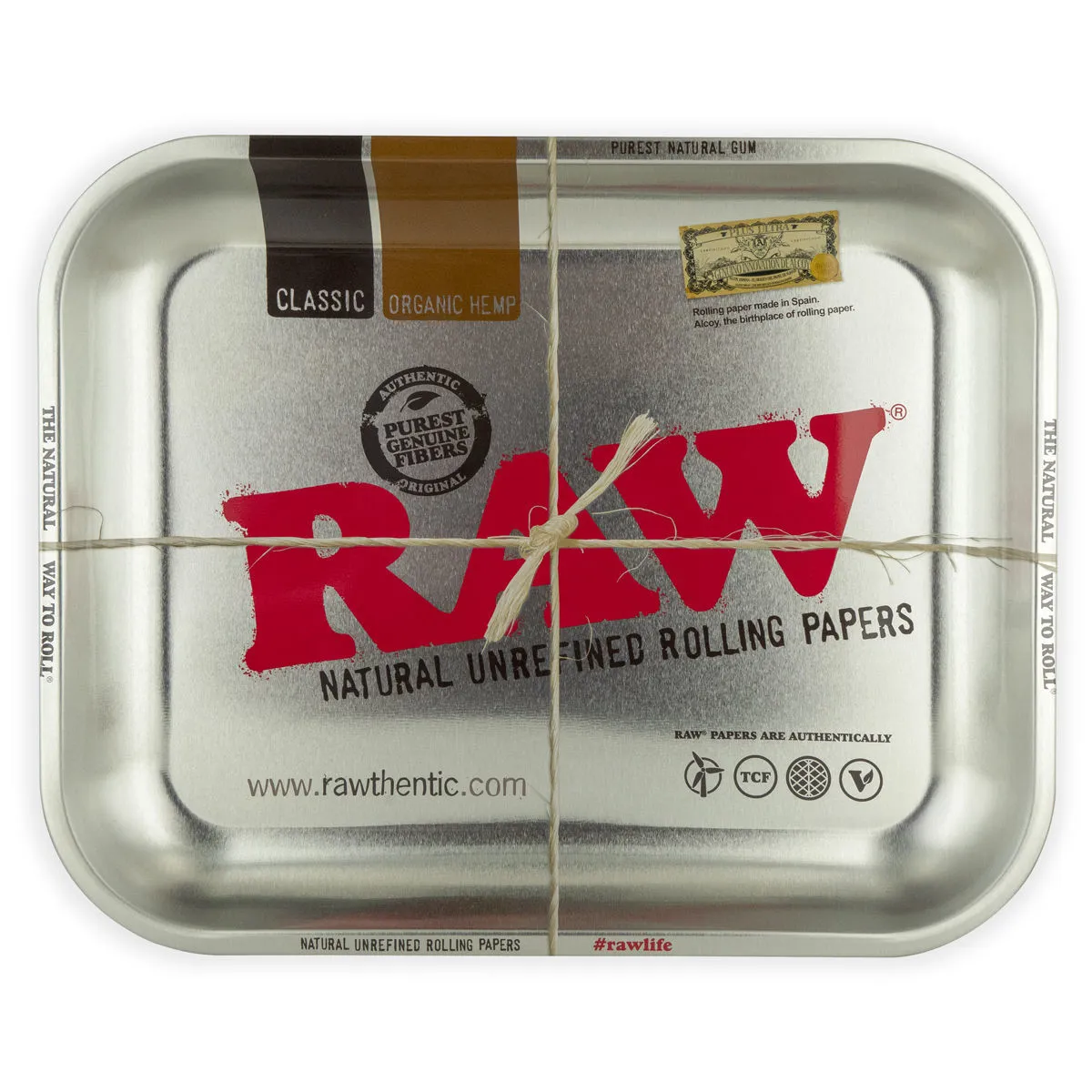 RAW Rolling Tray Silver — image 2