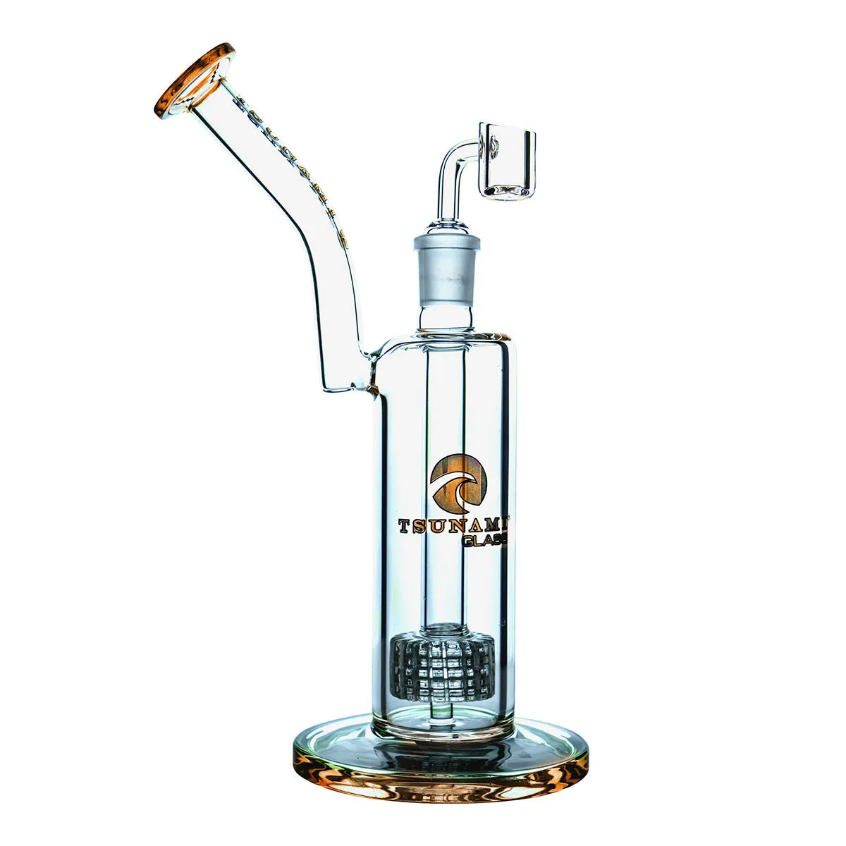 Shower Head Dab Rig 11" (Tsunami Glass) — image 2