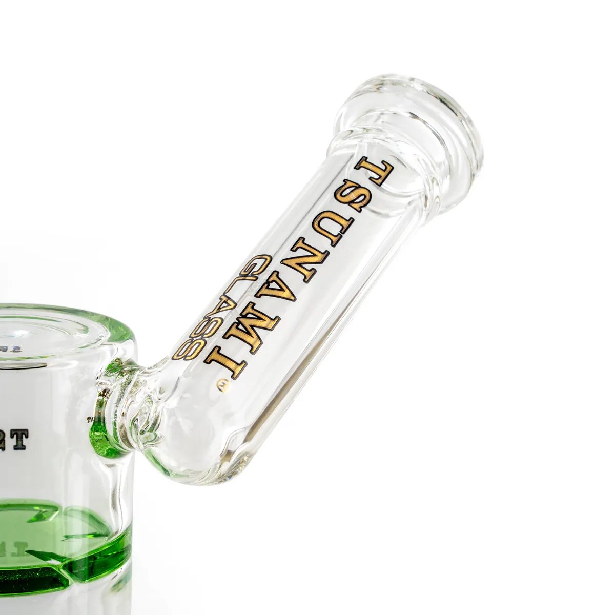 Side Neck Honey Turbine Dab Rig 9" (Tsunami Glass) — image 3