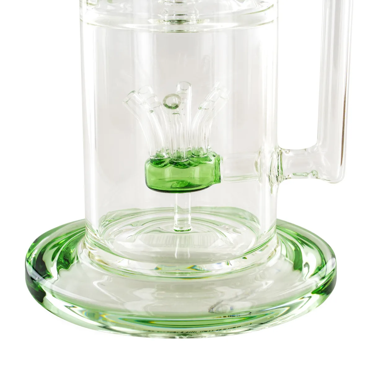 Sprinkler Cube Perc Bong 14'' (Tsunami Glass) — image 2