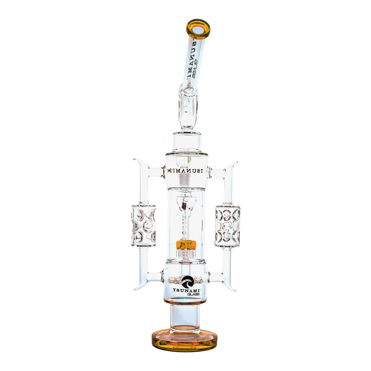 Sprinkler Shower Head Recycler Bong 20'' (Tsunami Glass) — image 2